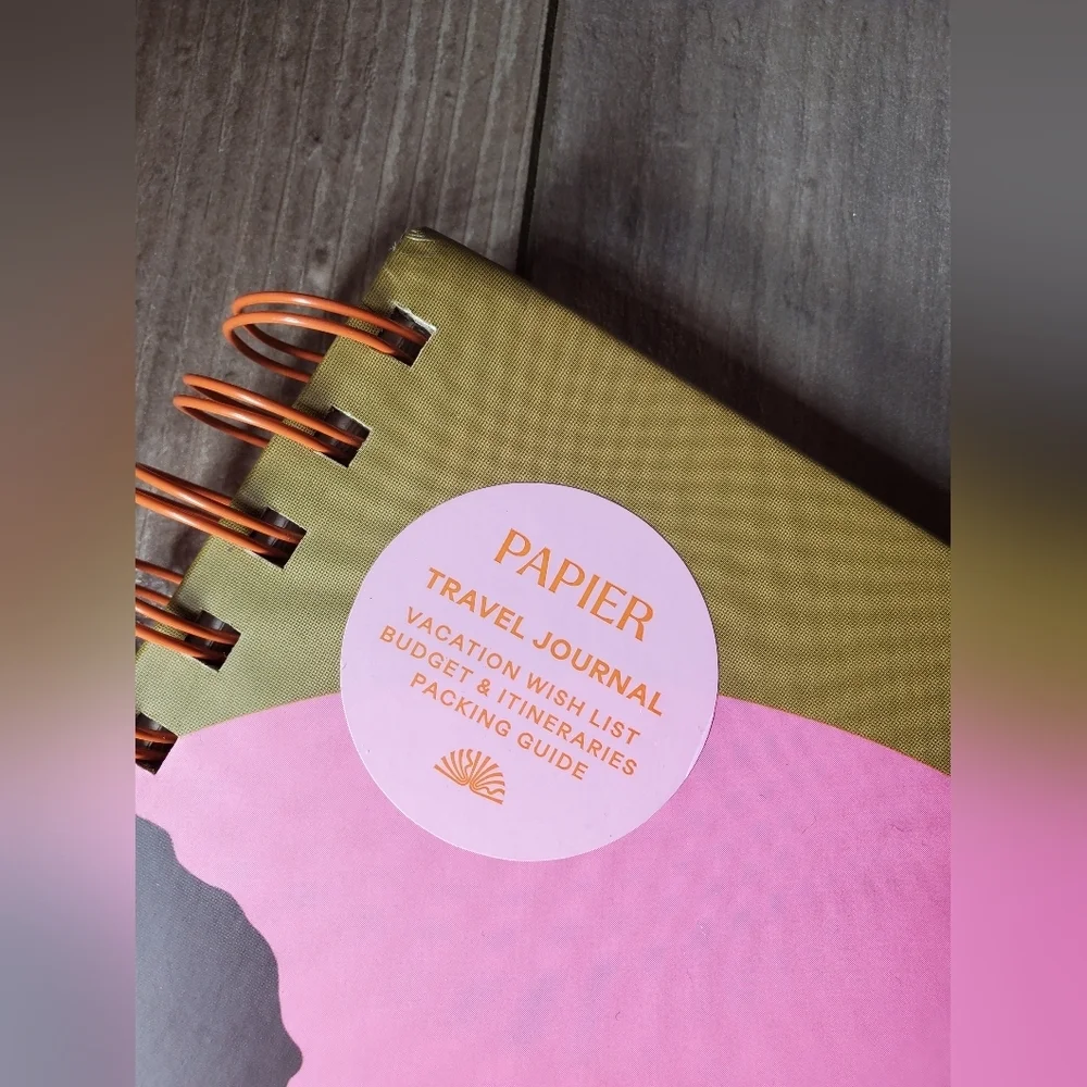 NWT My Adventures Journey Travel Journal | Multicolor Sunset | Hardcover